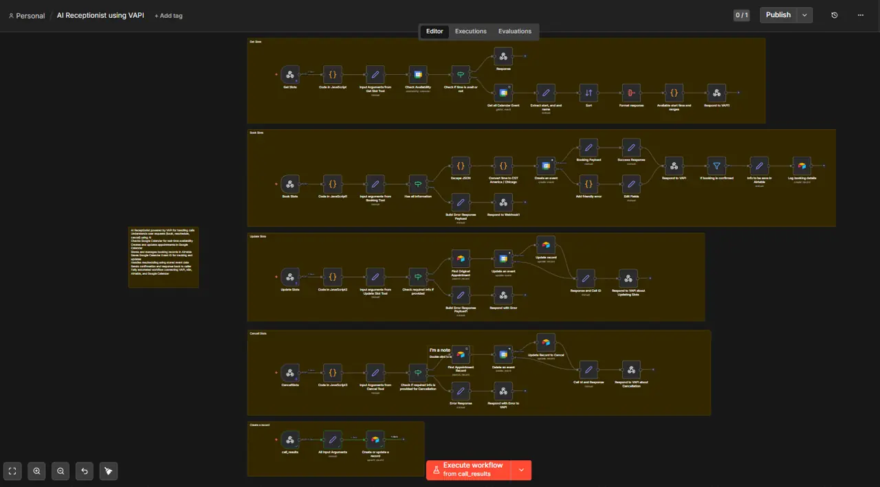 AI Receptionist - VAPI